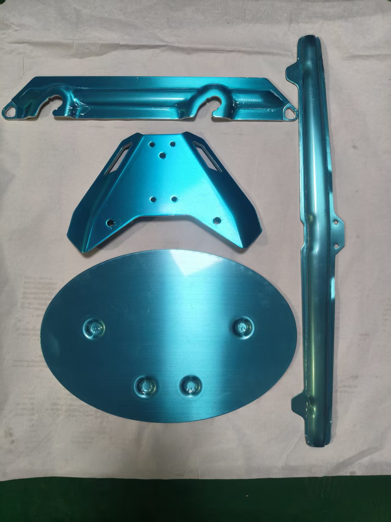 Componentes estampados de aluminio
